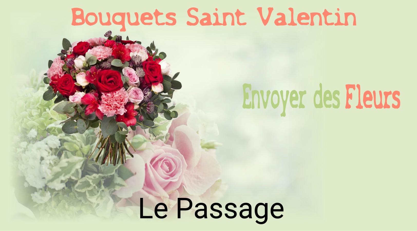 Roses de Saint-Valentin livrées à Le Passage